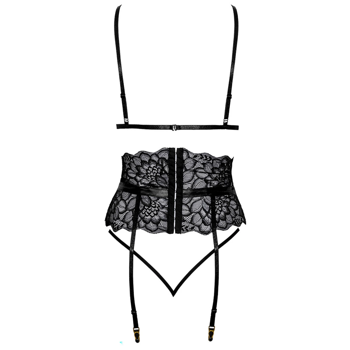 Orion Kissable Black BH En Jarretel Set 6 Orion Kissable Black BH En Jarretel Set - Afbeelding 4