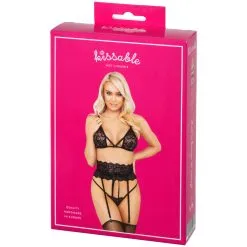 Orion Kissable Black BH En Jarretel Set 11 Orion Kissable Black BH En Jarretel Set -Sexy lingerie Verkoop 28043 kissable bra and suspender set 90 pack q100