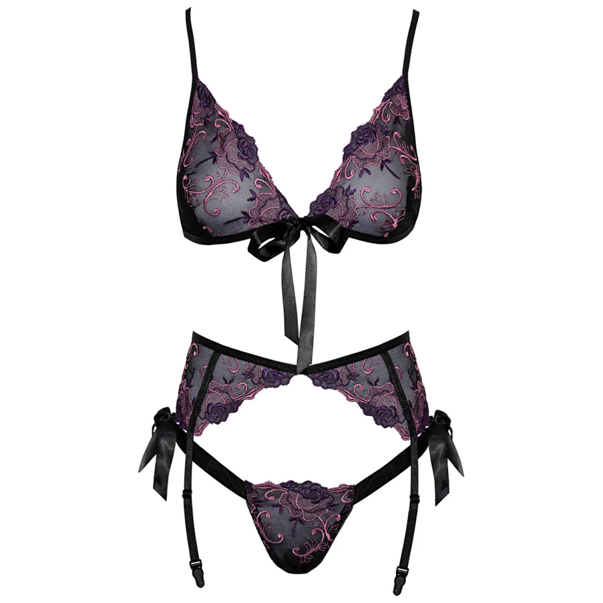 Orion Kissable Floral BH En Jarretel Set 5 Orion Kissable Floral BH En Jarretel Set - Afbeelding 3