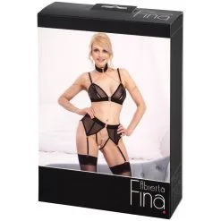 Orion Abierta Fina Mesh Peekaboo BH Set 11 Orion Abierta Fina Mesh Peekaboo BH Set -Sexy lingerie Verkoop 28061 abierta fina mesh peekaboo bra and suspender set 90 pack q100