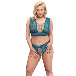 Orion Cottelli Teal BH Set Plus Size