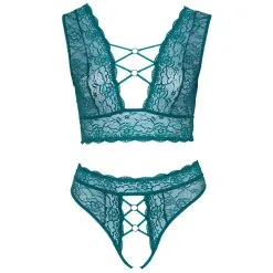 Orion Cottelli Teal BH Set Plus Size -Sexy lingerie Verkoop 28084 cottelli green bra set plus size 03 product q100 1