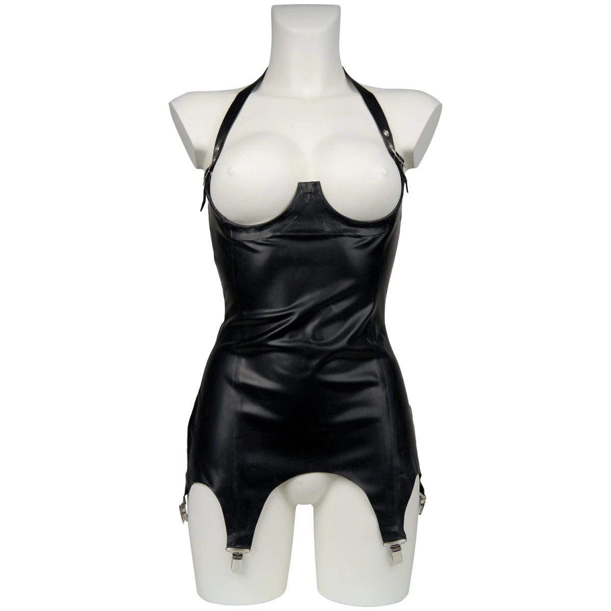 Orion Late X Latex Haltertop Met Jarretels 3 Orion Late X Latex Haltertop Met Jarretels