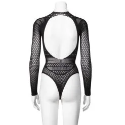 Sinful NORTIE Gry Kruisloze Bodystocking Met Lange Mouwen -Sexy lingerie Verkoop gry bundl s bodystocking med lange rmer web 1